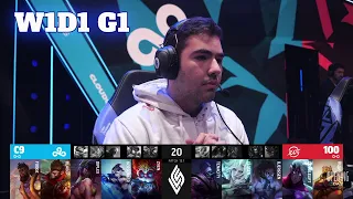 C9 vs 100 | Week 1 Day 1 S13 LCS Spring 2023 | Cloud 9 vs 100 Thieves W1D1 Full Game