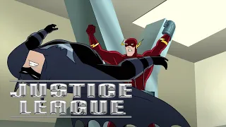 Flash defeats Justice Lords Batman and frees the Justice League | Justice League