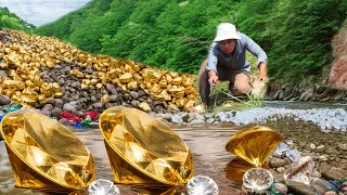 Crystal forest. Immediately after the flood, some large diamonds and gold appeared on the riverbank.