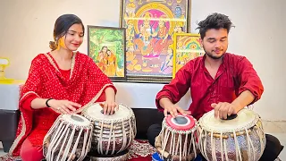 Jubin Nautiyal | Mere Ghar Raam Aye Hain Tabla Cover By Mona Chopra And Mukul Chopra | Vasukifusion