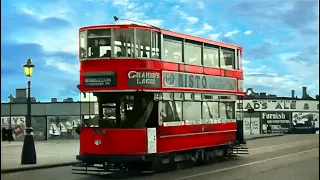 London 1930s in color [60fps, Remastered] w/sound design added