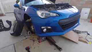 Removing front bumper & headlights 2013 subaru  BRZ  scion FRS