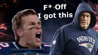 Tom Brady tells Bill Belichick to back off