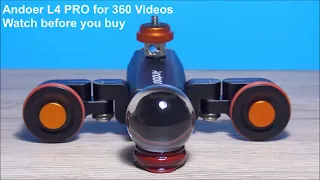 Andoer L4 PRO Motorized camera video Dolly watch before you buy
