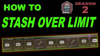 EASY How to STASH PAST THE LIMIT in MWZ Zombies season 2 .... Stash glitch explained, made simple.