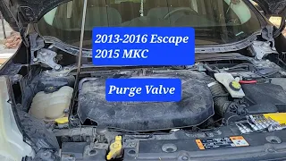 Purge Valve / this is what I'd do / 2013-2016 Ford Escape / 2015 MKC