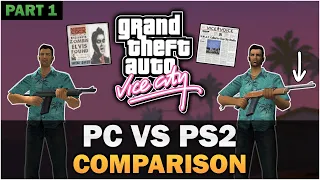 GTA VC - PS2 VS PC [Part 1] [Text video]