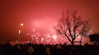НОВЫЙ 2018 ГОД! Новогодний фейерверк в Риге!