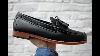 UK REVIEW - G.H. BASS WEEJUNS LAYTONS KILTED PENNY LOAFER PULL UP SHOES