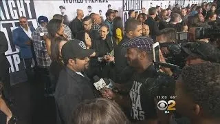 Security Extra Tight at “Straight Outta Compton” Movie Premiere In Downtown LA