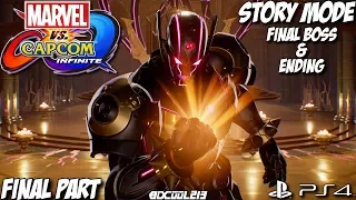 Marvel vs Capcom Infinite Story Mode Gameplay Walkthrough Part 7 - Ultron Omega Final Boss & Ending