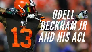 Odell Beckham Jr. and his ACL injury