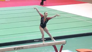 Ellie Black (CAN) Beam D-Score 2024 Jesolo Trophy QF/TF (2022-24 Code) (14,100 (6.2)