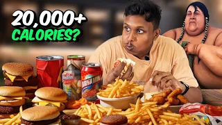 මං ලෝකේ මහතම මිනිහගේ Daily Diet එක කෑවා | I Ate The World's Heaviest Man's Daily Diet