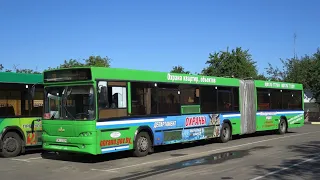МОЛОДЕЧНО. Поездка на автобусе МАЗ-105.465, Г/№ AI 2132-5, маршрут №6 (24.03.2023)