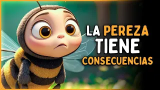 La ABEJA que no QUERIA TRABAJAR | Cuento con VALOR SOBRE EL TRABAJO