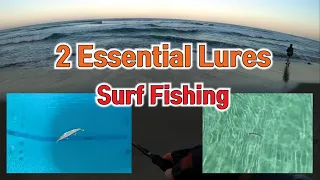 2 Essential lures for surf fishing/ underwater footage /Lucky Craft Lures/ 해변에서 사용하기 좋은 두 가지 루어 수중액션