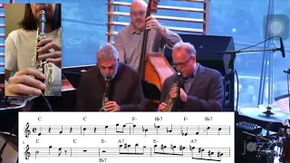 Ted Nash’s solo on She Rote (Charlie Parker) Clarinet Transcription