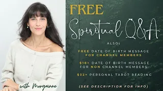 ((LIVE)) SPIRITUAL Q&A | Free DOB Messages (Channel Members)