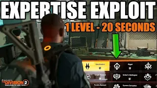 DO THIS NOW! INFINITE KILL XP FARM - BREAK YOUR EXPERTISE SYSTEM EASY LEVELS | The Division 2 TU.20