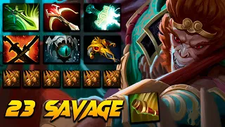 T1.23savage Monkey King - Dota 2 Pro Gameplay [Watch & Learn]