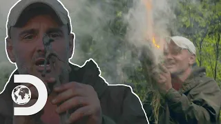 Ed Stafford Makes A Fire In The Rain | Ed Stafford: First Man Out