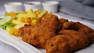 The GREATEST and CRUNCHIEST Fried Chicken Recipe IN THE WORLD!