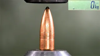 How Strong are Bullets? Hydraulic Press Test!