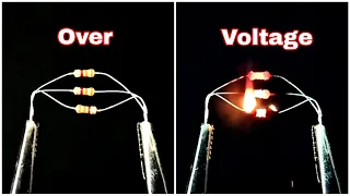 Exploding Electronic components By Overvoltage | Science Experiment