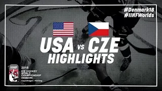 Game Highlights: United States vs Czech Republic May 17 2018 | #IIHFWorlds 2018