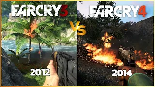 Far Cry 3 vs Far Cry 4  - Physics and Details Comparison