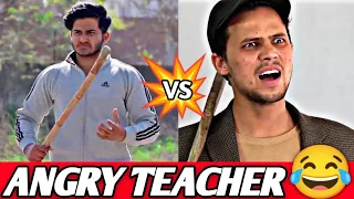 Angry Teacher 😡| @Round2World vs @Round2hell | R2h new video |Funny Comparison