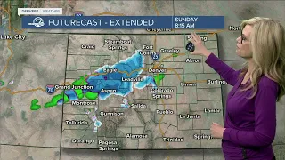 A weak cold front for Sunday- with rain and snow