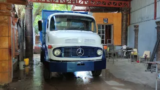 Restauración de  camión #mercedes-Benz 1316.  año 1982.