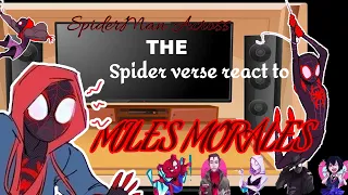 SPIDERMAN Across THE Spiderverse To MILES Morales
