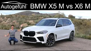 BMW X5 M vs BMW X6 M Competition FULL REVIEW 2020 comparison - Autogefühl