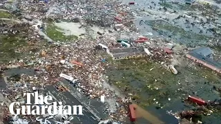 Hurricane Dorian: aerial footage shows Bahamas destruction