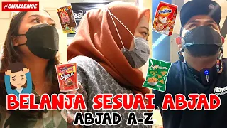 BELANJA MAKANAN DAN MINUMAN SESUAI ABJAD A-Z!! GABOLEH SAMA😰 TERNYATA SUSAH BANGET GUYS!!