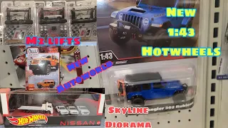 New 1:43 Hotwheels, New wave of Autoworld, Nissan Skyline Diorama and more M2 machines lifts!