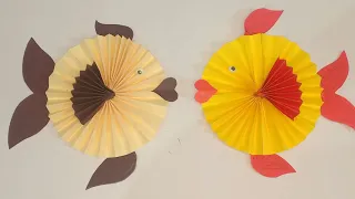 Cute FISH | DIY Moving Paper FISH | Easy Paper Crafts @TheCraftArena2021