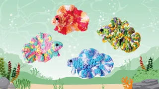 1 Crochet Betta Fish-Body Rnds 1-2