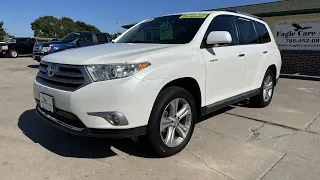 (SOLD) 2013 TOYOTA HIGHLANDER LIMITED AWD