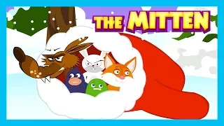 THE MITTEN - CHRISTMAS STORIES || KIDS HUT STORIES - BEDTIME STORIES FOR KIDS || ANIMATED STORIES