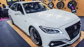 (4K)MZ SPEED TOYOTA CROWN RS bodykit エムズスピード クラウンRS カスタム - OSAKA AUTO MESSE 2020