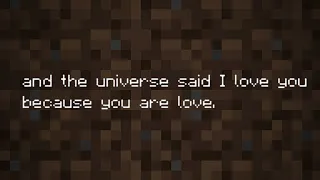 why i love minecraft's end poem