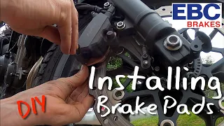 Motorcycle Brake Pad Change 2019 Honda CB500X | Oregon Motorcycle 2020 #brakepads #DIY