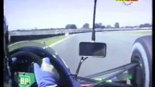 V12 F1 In Car lap of the Old Silverstone