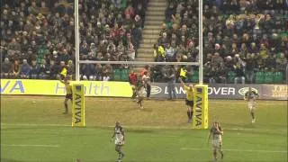 Northampton Saints 24-3 Harlequins - Aviva Premiership Rugby Highlights Round 13 | 06-01-12