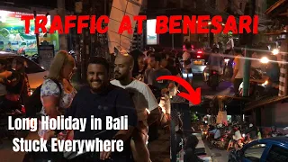 How Busy at the Benesari st. on Long Holiday in Bali - Bali Update 2023