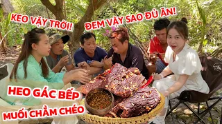 Anh Thái, Phong Tôm,c.Thuỳ Kim Khiết nói Ma MaMi keo kiệt mời 1KG HEO GÁC BẾP không đủ nhét kẽ răng?